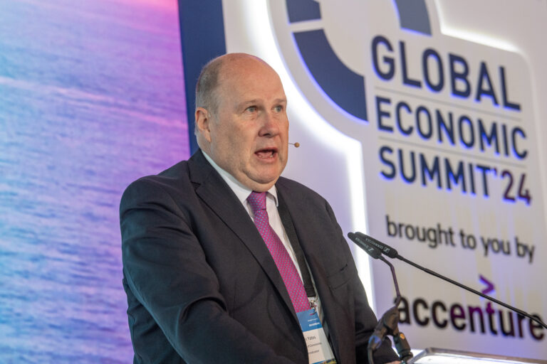 20.5.2024 SBP - Ivan Yates attending the Global Economic Summit, a gathering of 400 delegates in Killarney, Co Kerry to discuss the global economy, the pathway to sustainability, and developments in AI and healthcare technology. 
Photo By : Domnick Walsh © Eye Focus LTD .
Domnick Walsh Photographer is an Irish Aviation Authority ( IAA ) approved Quadcopter Pilot.
Tralee Co Kerry Ireland.
Mobile Phone : 00 353 87 26 72 033
Land Line        : 00 353 66 71 22 981
E/Mail :        info@dwalshphoto.ie
Web Site :    www.dwalshphoto.ie
ALL IMAGES ARE COVERED BY COPYRIGHT ©